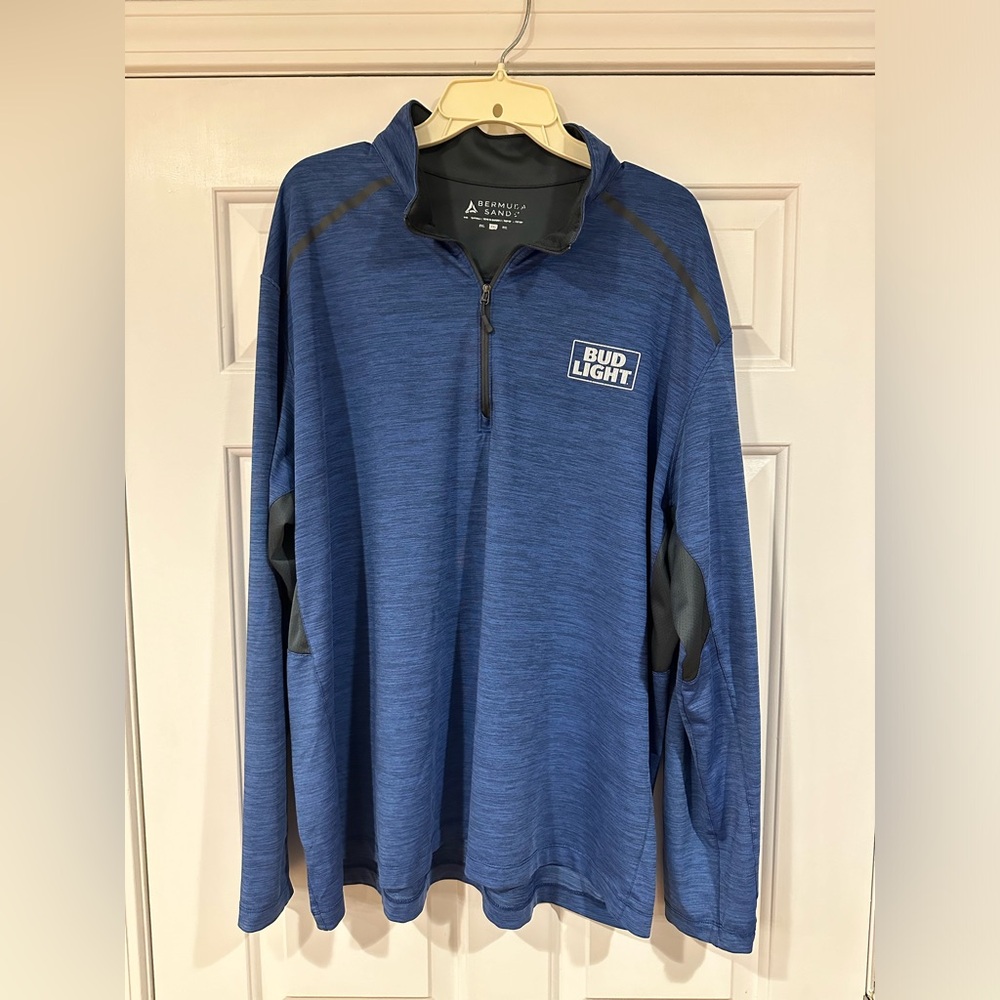 Bermuda Sands Golf Pullover 1/4 Zip Bud Light